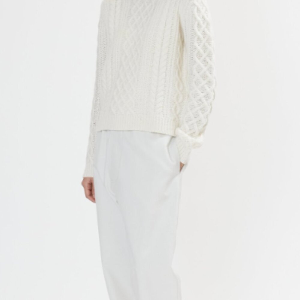 Nili Lotan Jodelle Sweater / Ivory / Size M